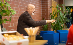 2025-10-29-WBiNŚ-kawka-z-prof. dr hab. inż. Michał Bołtryk-fot-Iryna-Mikhno-PB