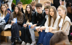 2025-10-29-WBiNŚ-kawka-z-prof. dr hab. inż. Michał Bołtryk-fot-Iryna-Mikhno-PB