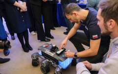 2025-12-18 Sławosz Uznański-Wiśniewski w Białymstoku, fot. UMwB