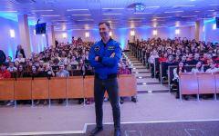 2025-12-18 Sławosz Uznański-Wiśniewski w Białymstoku, fot. UMwB