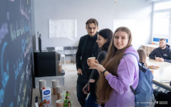 2026-02-25-Kawka-z-profesorem-WM-dr hab. inż-Dariusz-Perkowski-prof-PB-fot-Iryna-Mikhno-PB