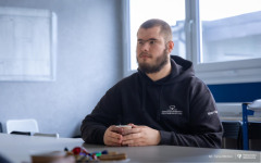 2026-02-25-Kawka-z-profesorem-WM-dr hab. inż-Dariusz-Perkowski-prof-PB-fot-Iryna-Mikhno-PB