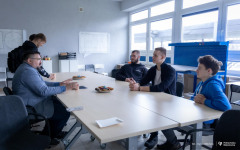 2026-02-25-Kawka-z-profesorem-WM-dr hab. inż-Dariusz-Perkowski-prof-PB-fot-Iryna-Mikhno-PB