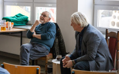 2026-03-12 Kawka z Profesorem na Wydziale Architektury PB fot. Aleksandra Kamińska PB