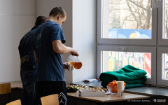 2026-03-12 Kawka z Profesorem na Wydziale Architektury PB fot. Aleksandra Kamińska PB