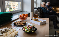 2026-03-12 Kawka z Profesorem na Wydziale Architektury PB fot. Aleksandra Kamińska PB