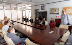 2026-06-16-delegacja-uczniów-z-Wurzburga-z-prorektor-Halickiej-fot-Iryna-Mikhno-PB
