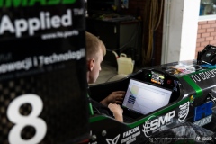 Zespół Cerber Motorsport z Politechniki Białostockiej pracuje nad bolidem CMS-08 w Hali Maszyn Wydziału Mechanicznego, fot. Agnieszka Sakowicz-Stasiulewicz