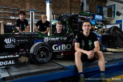Zespół Cerber Motorsport z Politechniki Białostockiej pracuje nad bolidem CMS-08 w Hali Maszyn Wydziału Mechanicznego, fot. Agnieszka Sakowicz-Stasiulewicz
