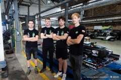 Zespół Cerber Motorsport z Politechniki Białostockiej pracuje nad bolidem CMS-08 w Hali Maszyn Wydziału Mechanicznego, fot. Agnieszka Sakowicz-Stasiulewicz