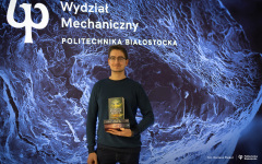 2023.12.11 Edgar Hyniewiecki - autor książek fantasy z wydziału mechanicznego fot.Dariusz Piekut PB