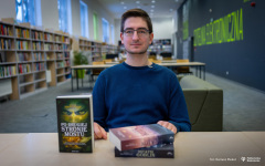 2023.12.11 Edgar Hyniewiecki - autor książek fantasy z wydziału mechanicznego fot.Dariusz Piekut PB