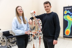 Gabriela Prokopczyk i Patryk Sienkiewicz studiują na kierunku inżynieria biomedyczna. fot. Piotr Awramiuk/PB (8)