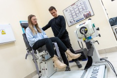 Gabriela Prokopczyk i Patryk Sienkiewicz studiują na kierunku inżynieria biomedyczna. fot. Piotr Awramiuk/PB (3)