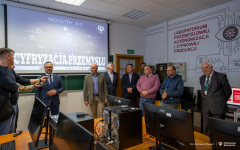 2025-05-20-Otwarcie-Laboratorium-Przemysłowej-Autonomizacji-i-Cyfrowej-Produkcyjna-WE-fot-Dariusz-Piekut-PB