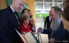 2023.11.15 Najlepsze prace dyplomowe absolwentów studiów wyższych kierunku budownictwo fot.Dariusz Piekut