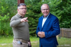 Podlaska Policja testuje pracę dyplomową studenta Wydziału Elektrycznego Politechniki Białostockiej, fot. Dariusz Piekut_PB