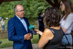 Podlaska Policja testuje pracę dyplomową studenta Wydziału Elektrycznego Politechniki Białostockiej, fot. Dariusz Piekut_PB