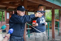 Podlaska Policja testuje pracę dyplomową studenta Wydziału Elektrycznego Politechniki Białostockiej, fot. Dariusz Piekut_PB