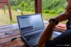 Podlaska Policja testuje pracę dyplomową studenta Wydziału Elektrycznego Politechniki Białostockiej, fot. Dariusz Piekut_PB