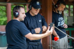 Podlaska Policja testuje pracę dyplomową studenta Wydziału Elektrycznego Politechniki Białostockiej, fot. Dariusz Piekut_PB