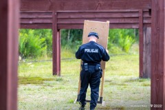 Podlaska Policja testuje pracę dyplomową studenta Wydziału Elektrycznego Politechniki Białostockiej, fot. Dariusz Piekut_PB