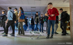 2023.10.31 Robo-Pies Wydział Mechaniczny fot.Dariusz Piekut PB