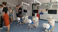 Studenci inżynierii biomedycznej w Centrum Symulacji Medycznych w Białymstoku, fot.  Ż.A.Mierzejewska