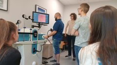 Studenci inżynierii biomedycznej w Centrum Symulacji Medycznych w Białymstoku, fot.  Ż.A.Mierzejewska