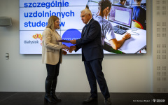 2023.12.12 Wręczenia aktów stypendialnych Prezydenta Miasta Białegostoku fot.Dariusz Piekut PB