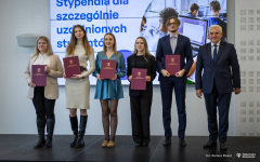 2023.12.12 Wręczenia aktów stypendialnych Prezydenta Miasta Białegostoku fot.Dariusz Piekut PB