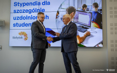 2023.12.12 Wręczenia aktów stypendialnych Prezydenta Miasta Białegostoku fot.Dariusz Piekut PB