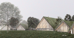 Projekt Muzejon. Muzeum Pamięci Romów - wizualizacja. Autor: Tomasz Łaszczuk