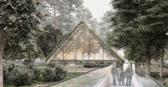 Projekt Muzejon. Muzeum Pamięci Romów - wizualizacja. Autor: Tomasz Łaszczuk