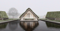 Projekt Muzejon. Muzeum Pamięci Romów - wizualizacja. Autor: Tomasz Łaszczuk
