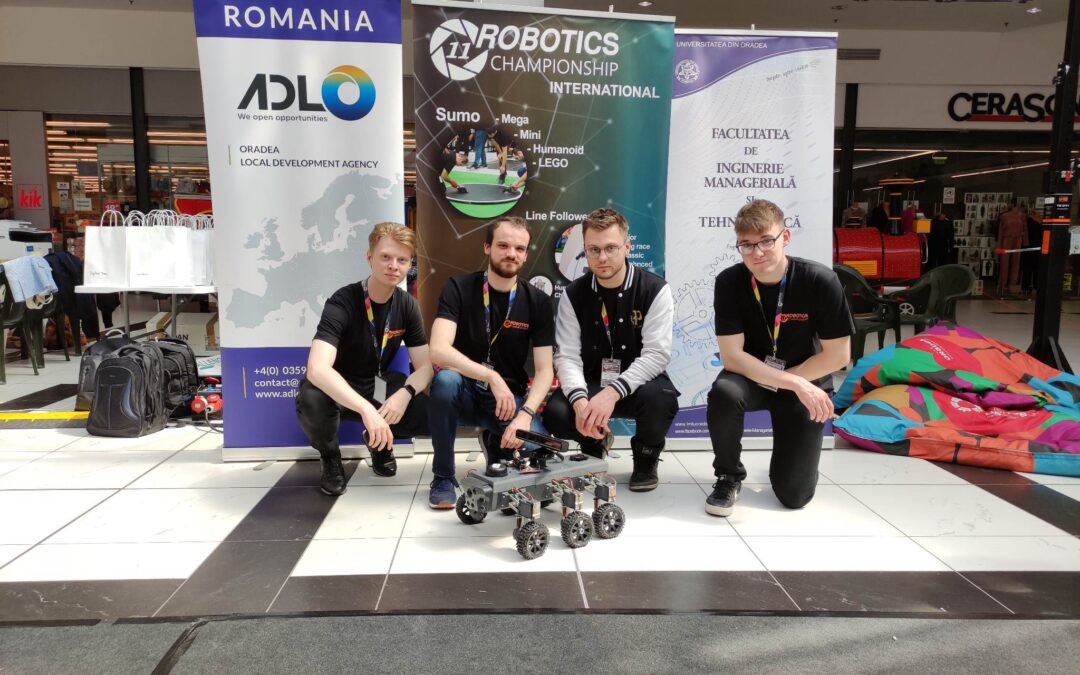 Drużyna Białystok Dynamics nagrodzona na zawodach robotyków w Rumunii