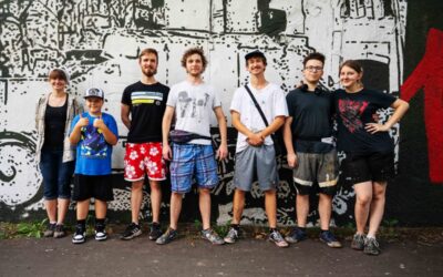 Przenieśli historię Twierdzy Modlin na mural. Zobacz dzieło studentów grafiki!