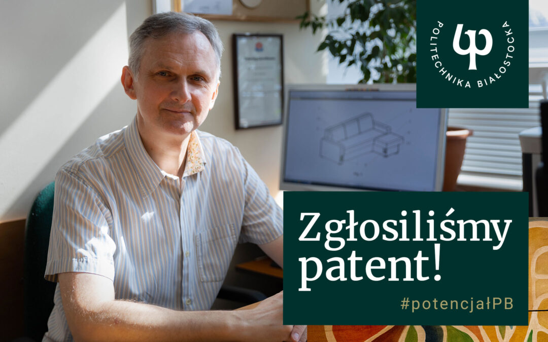 Kanapa narożna z funkcją spania z Politechniki Białostockiej zgłoszona jako patent