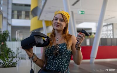 Młodsi i starsi odwiedzili VRmuseum studentów Politechniki Białostockiej