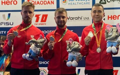 Michał Chojnowski, student grafiki, wicemistrzem świata w strzelectwie