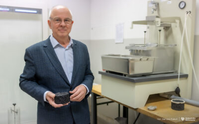 Politechnika Białostocka współtwórcą patentu. Nowa nawierzchnia poroelastyczna redukuje hałas toczenia pojazdów