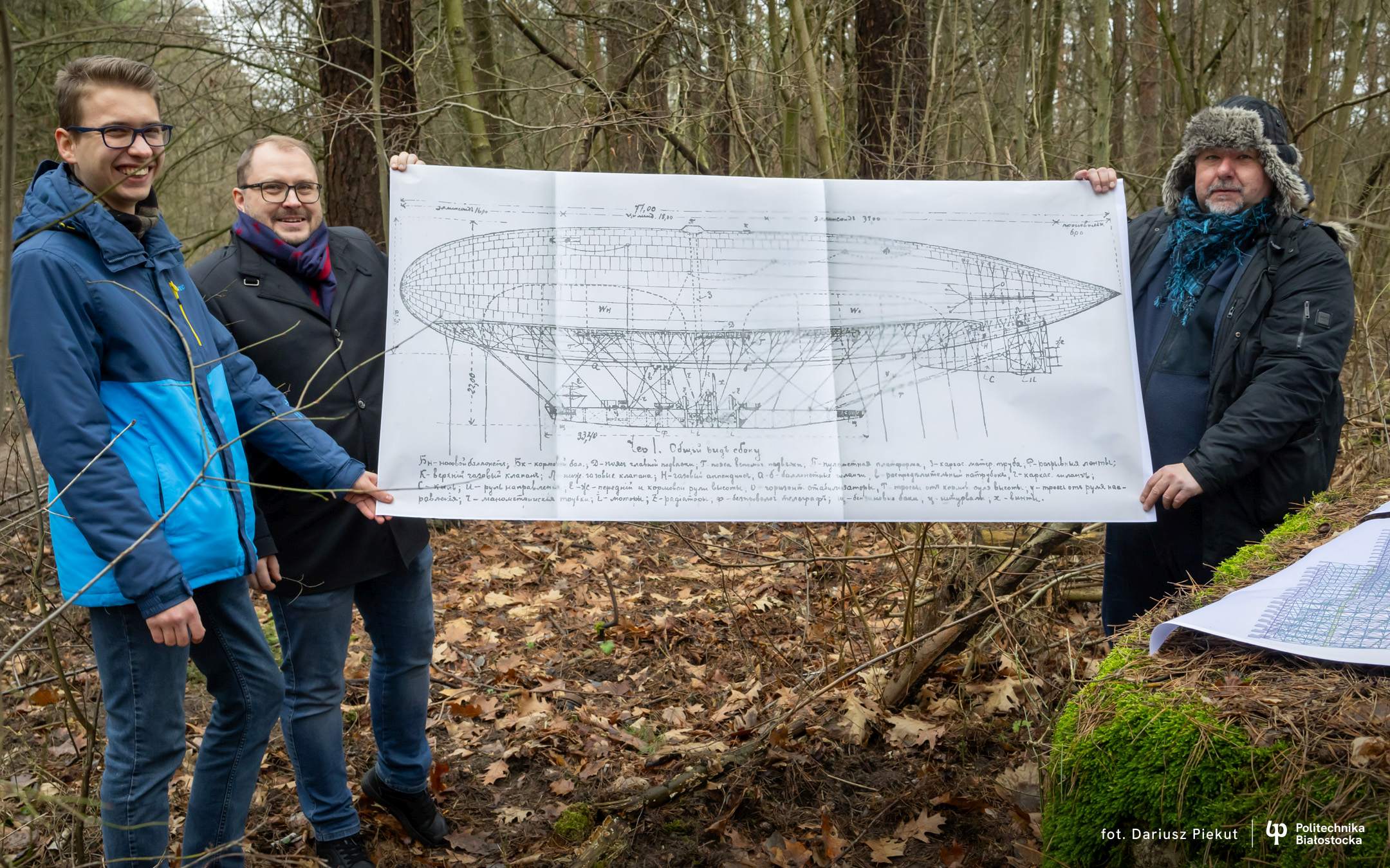 Sterowce na Pietraszach. Student Politechniki Białostockiej odtworzył gigantyczny hangar