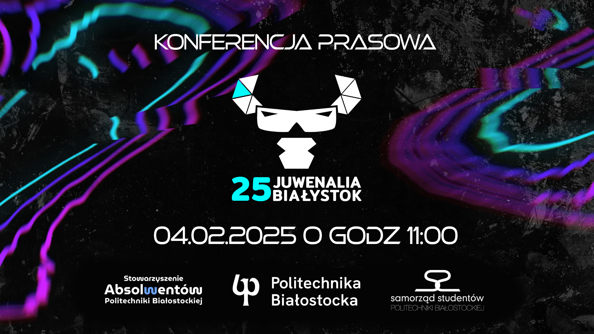 grafika konferencja prasowa Juwenalia Białystok 2025