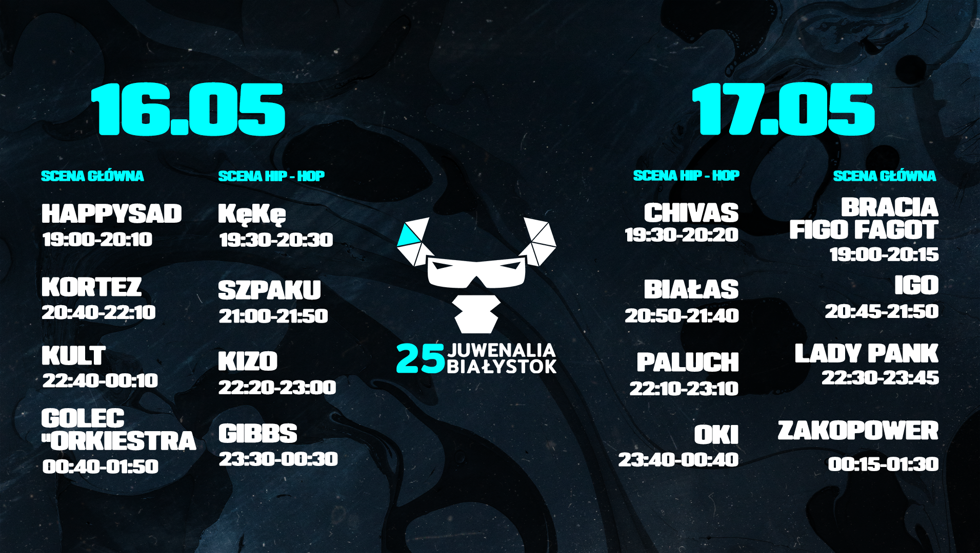 Lineup Juwenalia Białystok 2025