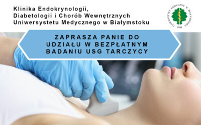 Bezpłatne badania USG tarczycy dla kobiet w wieku 18-45 lat