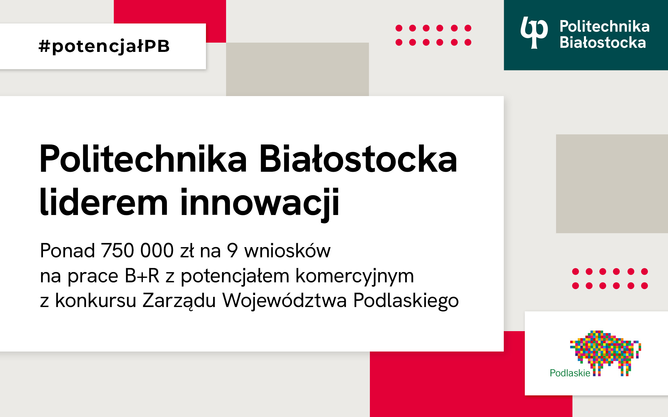 Politechnika Białostocka liderem innowacji w Podlaskiem