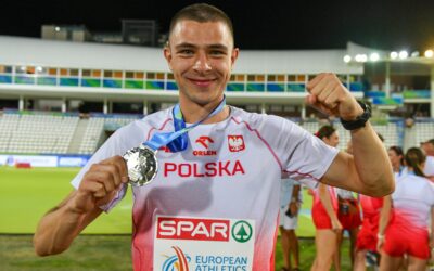 Paweł Miezianko, student automatyki i robotyki, Drużynowym Wicemistrzem Europy w Lekkiej Atletyce