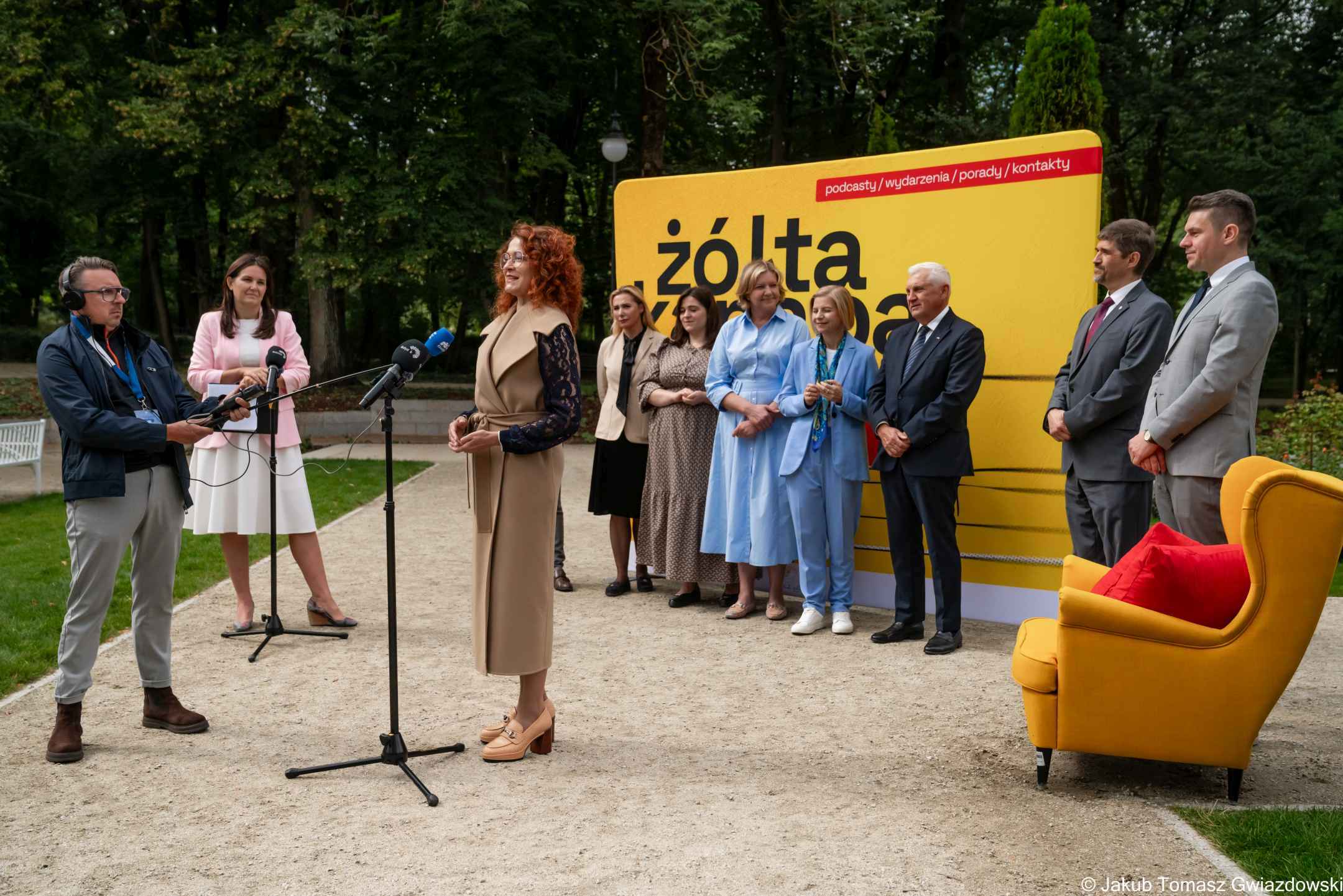 Kampania Żółta Kanapa 2025, fot. Jakub Tomasz Gwiazdowski UM Białystok