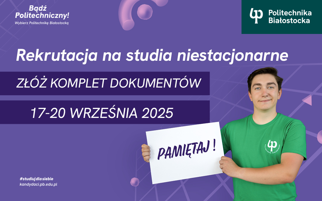 Rekrutacja na studia niestacjonarne na rok akademicki 2025/2026