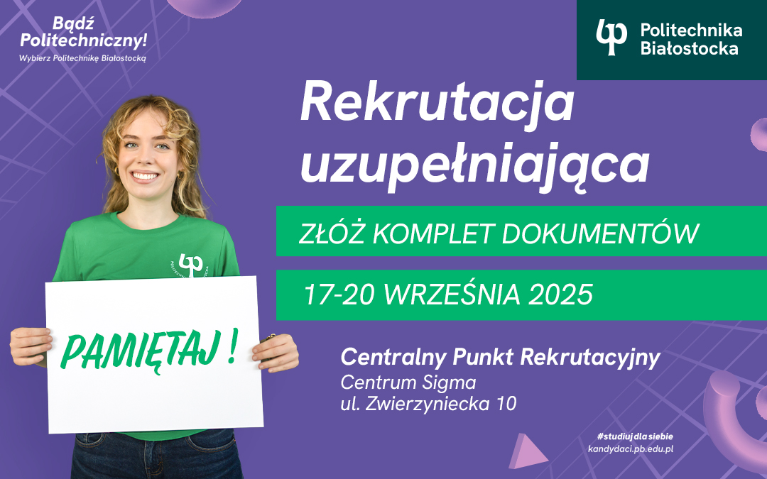 Rekrutacja uzupełniająca na rok akademicki 2025/2026